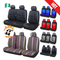 Truck Seat Covers 1+2 Single and Double Front Seat for Truck Van Bus Van Bus Driver Splicing Seat Cover for Ford Transit for Vox
