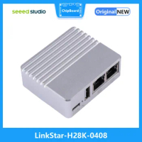 LinkStar-H28K-0408, 4GB RAM &amp; 8GB eMMC, Quad-core, PCIE/RGMII Gigabit Port, Travel Router