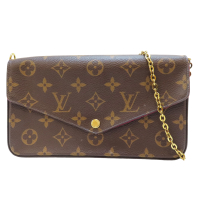 【二手名牌BRAND OFF】LOUIS VUITTON LV 路易威登【再降價】原花 帆布 Felicie Pochette 肩背包 M61276