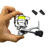 Pocket Mini 100 Spinning Reel Memancing mengasi Reel Berputar 4.3: 1 log masuk