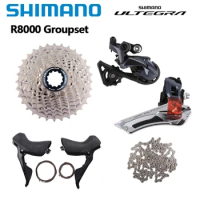 SHIMANO Ultegra R8000 Groupset 2x11S Rear Derailleur ST CS FD CN HG701 Road Bicycle Component