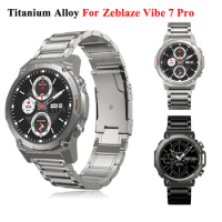 22mm Watchbands For Zeblaze Vibe 7 Pro/Beyond 2/GTR 2 Bracelet Titanium Alloy Strap For Zeblaze Btalk/Swim/Stratos 2 Wristband