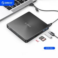 ORICO 100GB Blu-ray Portable BD CD Player CD-ROM Player CD Burner Writer Reader for PC Laptop Windows blu ray Player 4K