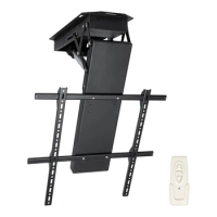 Mction Motorized Ceiling TV bracket 32-80inch Flip up drop down lcd tv lift mount hanger holder for hotel office