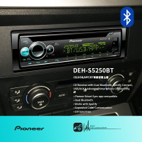 【199超取免運】M1P Pioneer【DEH-S5250BT】CD/USB/APP/BT 汽車音響主機