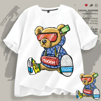 เสื้อยืดลายแฟชั่น คอนตอน 100% ใส่ได้ทั้งชายและหญิง ไม่ย้วน ไม่หด ไม่ต้องรีด พร้อมจัดส่ง749เสื้อครอบค