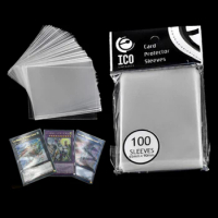200pcs(2Packs) 65*90mm Card Sleeve Cards Protector Magic Killers of Three Kingdom Football Star Card Transparent Board Games GYH