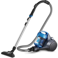Whirlwind Bagless Canister Vacuum Cleaner, Automatic Cord Rewind, Washable Filter Lightweight Vac for Carpets and Hard Floors