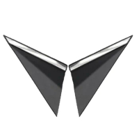 Car Side Rearview Mirror Triangle Plates Trim for Hyundai Elantra 2011-2015 Car Accessories 861903X000 861803X000
