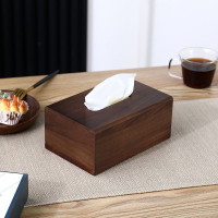 紙巾盒商用胡桃木紙抽盒實木輕奢個性桌面客廳簡約餐桌木質抽紙盒