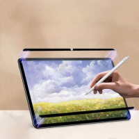 Magnetic Screen Protector Soft Film Matte Painting for Samsung Galaxy Tab S8 S9 S7 Plus Ultra FE A9+ S9FE S6Lite Removable