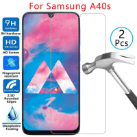 tempered glass case for samsung a40s cover on galaxy a 40s a40 s phone coque samsun samsumg sansung galxy samsunga40s galaxya40s