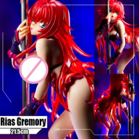 21.5cm NSFW Anime High School DxD HERO Rias Gremory Pole Dance ver 1/7 PVC Action Figure Toys Adults Collection Model Toy Gift