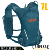 【CAMELBAK】Trail Run 7 越野水袋背心(附0.5L軟水瓶2個) CB2822402000P 湖水綠