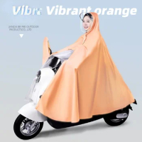 Thickening adult thickening electric tricycle special poncho Long whole body rain delivery poncho