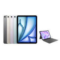 【Apple】2025 iPad Air M3晶片/13吋/WiFi/256G 平板電腦(羅技Combo Touch鍵盤保護殼組)