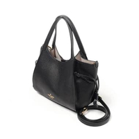 Tas KATE SPADE STASH BLACK GRAINED LEATHER TOTE BAG MINI 100% ORIGINAL