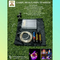 Lampu Hias Lampu tumbler warna warni 50 led panjang 5 meter Waterproof