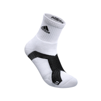 adidas 襪子 P3 1 Explosive Mid 男女款 白 黑 X型包覆 中筒襪 運動襪 愛迪達 MH0007