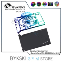 Bykski 4080 GPU Water Block For Colorful iGame Geforce RTX 4080 16GB Ultra W OC Graphics Card ,VGA Liquid Cooler N-IG4080ULOC-X