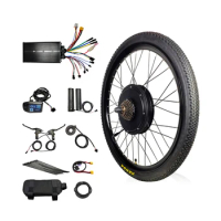 Ebike 48V 1500W Rear Wheel Conversion Kit 26'' 27.5'' 29'' Electric Bicycle Hub Motor Wheel with UKC3 Color Display