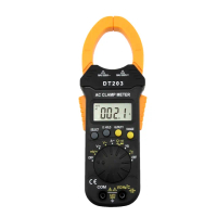 鉗形勾表 萬用鉤表 溫度頻率測量 維修工具 鉗形萬用表 B-DCM203T(電壓電流表 電阻電容 鉗形電流表)