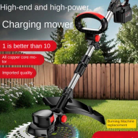 Wuyang Honda electric lawn mower household small rechargeable lithium battery weeder high power new lawn mower