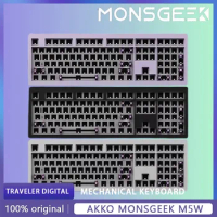 AKKO Monsgeek M5W Mechanical Keyboard Kit RGB Hot-Swap Type-C Wireless Bluetooth Aluminum Alloy Tri-mode PC Gaming Keyboard