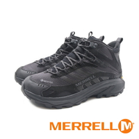 MERRELL(男)MOAB SPEED 2 MID GORE-TEX防水輕量登山戶外高筒鞋 男鞋-黑