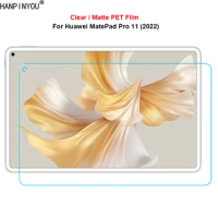 For Huawei MatePad Pro 11 (2022) Front Slim Soft Clear / Matte No Fingerprint Screen Protector PET Film Guard