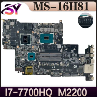 MS-16H81 Mainboard For MSI WS60 MS-16H81 MS-16H8 Laptop Motherboard I7-7700HQ 100% Working
