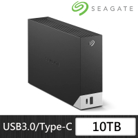 【SEAGATE 希捷】One Touch Hub 10TB 3.5吋外接硬碟(STLC10000400)