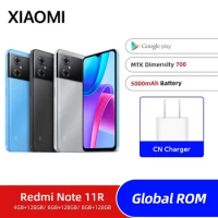 Global Rom Xiaomi Redmi Note 11R 4/6/8GB+128GB MTK700 5000mAh 5G Smartphone 90 Hz 6.58“ FHD+ 13MP Bluetooth 5.1 Mobile Phones