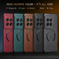 Case For One Plus 12 Case Leather Phone Cover For OnePlus 12 11 Luxury Case For OnePlus Ace 2 Pro 3 3v 2v Back Cover