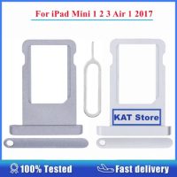 For Apple iPad Mini 1 2 3 Air 1 2017 iPad 5 SIM Card Holder Slot Single Sim Tray With Eject Pin Tool Replacement Parts