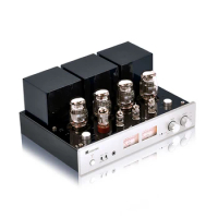 MUZISHARE X7 KT88 dual high-voltage bile rectifier amplifier 45W+45W, frequency response: 15-30kHz -1.5dB，distortion 1%