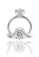 【Just Diamond 鎮金店】戀花語 鑽戒 主石:30分 (附GIA證書)