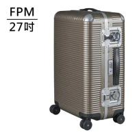 【FPM MILANO】BANK LIGHT Almond系列 27吋行李箱-摩登金 (平輸品)