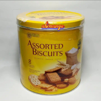 BISKUIT NISSIN ASSORTED YELOW KALENG 650 GRAM