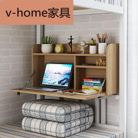 床上書桌組裝木板桌柜一體小簡易電腦臺式桌床上用宿舍上下鋪臥室
