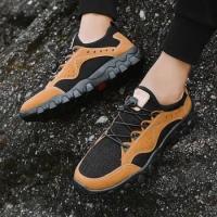 New Men's and Women's Leather Leisure Balance Shoes, Outdoor Fitness Jogging Shoes, Fashionable Comprehensive Training Shoes