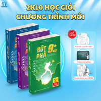 Combo 3 sách Bứt phá 9+ lớp 10 - môn Toán, Lý, Hóa - 2k10 học giỏi chương trình mới - HOCMAI