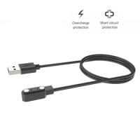 5V 1A Magnetic Charger 60cm Cable Black Charger Multiple Protection Watch Charger Smart Accessories for Zeblaze Vibe 7