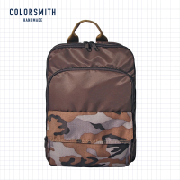 【COLORSMITH】UO．雙層方型後背包．UO-1399-BR(台灣原創品包包品牌)