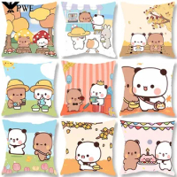 Cute Bear Bubu Dudu Pillowcase Kawaii Cartoon Animation Living Room Sofa Cushion Cover Bedroom Room Home Decoration Gift
