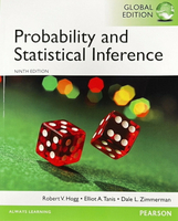 Probability and Statistical Inference 9/e Hogg、Elliot、Dale  Pearson