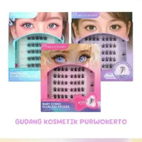 MLEN DIARY Glueless Falsies Lash | Glue-Free Eyelashes Beginner Friendly Bling