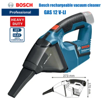 Bosch GAS12V-LI Household Small Cordless Car Rechargeable Industrial Handheld Vacuum Cleaner