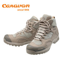 【Caravan】日本製 原廠貨 中性 中筒防水 3E寬楦/登山鞋/郊山鞋/旅行 沙褐色(C1_02S)