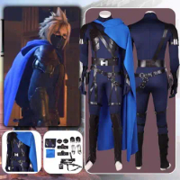Final Fantasy 7 Rebirth Cloud Strife Cosplay Costume Disguise Adult Men Uniform Fantasia Outfit Halloween Carnival Party Clothes